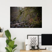 Poster Ermitage Dunkeld en hiver (Bureau à domicile)