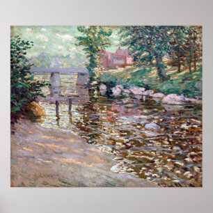 Poster Ernest Lawson La rivière Bronx