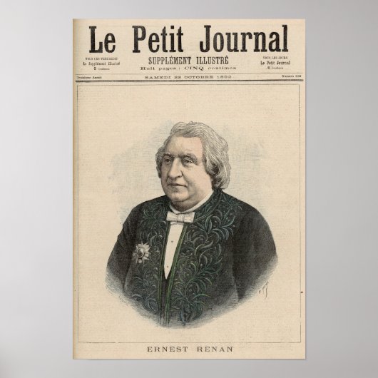 Poster Ernest Renan (Devant)