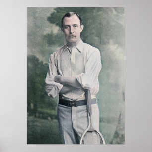 Poster Ernest Renshaw - Tennis Player