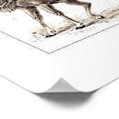 Poster Ernst Haeckel Antilopina avec frontière (Coin)