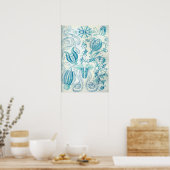 Poster Ernst Haeckel Ctenophorae (Cuisine)