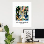 Poster Ernst L. Kirchner, Café - Art Moderne Coloré (Bureau à domicile)