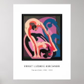 Poster Ernst L. Kirchner - Deux acrobates, Art Moderne (Devant)
