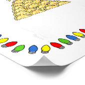 Poster Erogi Christmas Tree _ Lish Holiday Lights Funny F (Coin)