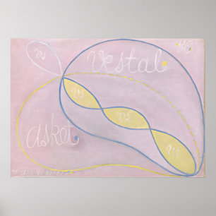 Poster Eros Series, no. 2, 1907   Hilma af Klint