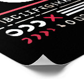 Poster Erreur 404 Love Not found, Funny Anti-Valentine’s (Coin)