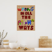 Poster Erreur Dans Toutes Les Bonnes Façons D'Imprimer (Cuisine)