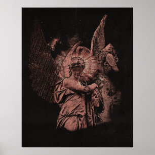 Poster Erreur divine - Techno-Goth Streetwear Design
