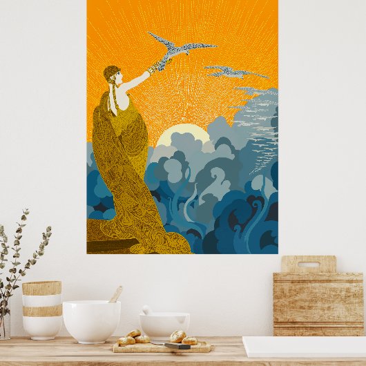 Poster Erté - Ailes de la Victoire (Cuisine)