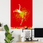 Poster Erté - Applaudissements (Bureau à domicile)