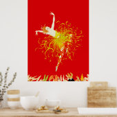 Poster Erté - Applaudissements (Cuisine)