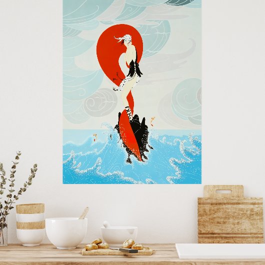 Poster Erté - bloqué (Cuisine)