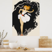 Poster Erté - Charnos (Cuisine)