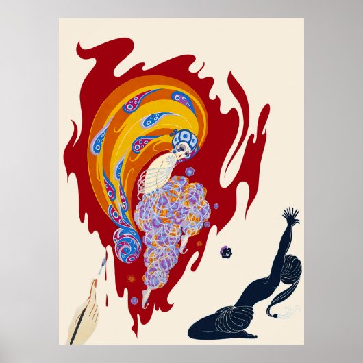 Poster Erté - Conte Oriental (Devant)