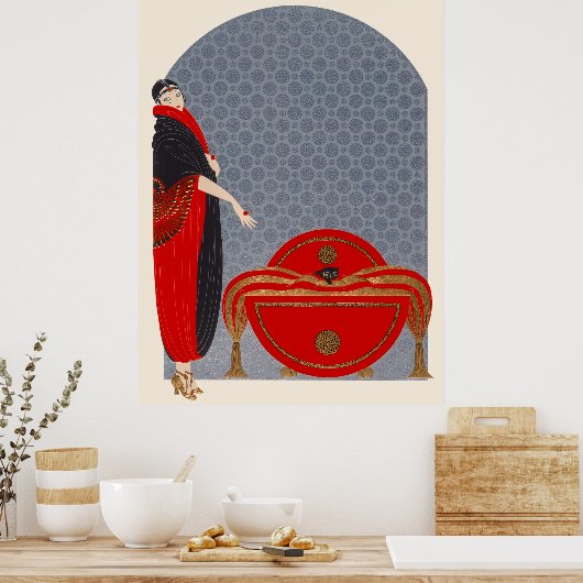 Poster Erté - Emerald Eyes (Cuisine)