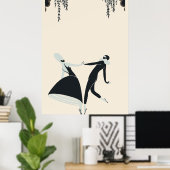 Poster Erté - Figures Dancing (Bureau à domicile)