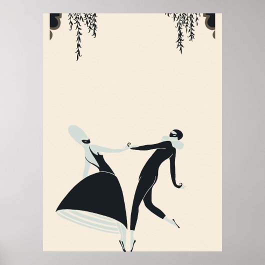 Poster Erté - Figures Dancing (Devant)