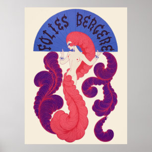 Poster Erté - Folies Bergere