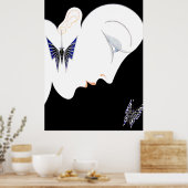 Poster Erté - Harper's Bazaar, mai 1928 [Nuit] (Cuisine)