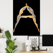 Poster Erté - La lettre A de la suite Alphabet, 1976 (Bureau à domicile)