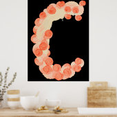 Poster Erté - La lettre C de la suite Alphabet, 1976 (Cuisine)