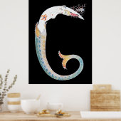 Poster Erté - La Lettre G de la Suite Alphabet, 1976 (Cuisine)