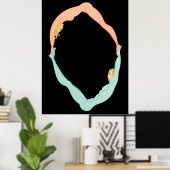 Poster Erté - La Lettre O de la Suite Alphabet, 1976 (Bureau à domicile)