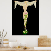 Poster Erté - La Lettre T de la Suite Alphabet, 1976 (Cuisine)