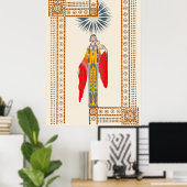 Poster Erté - La Princesse Lointaine (Bureau à domicile)