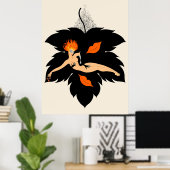 Poster Erté - La Suite Des Sept Péchés Mortels, Lust (Bureau à domicile)