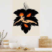 Poster Erté - La Suite Des Sept Péchés Mortels, Lust (Cuisine)