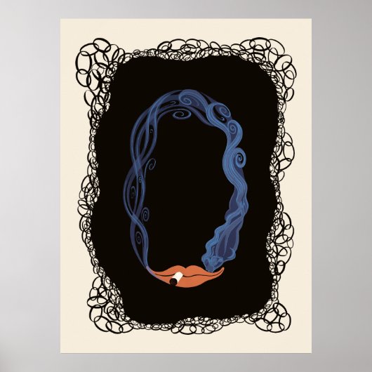 Poster Erté - La Suite Numéraux, Le Numéro 0 (Devant)