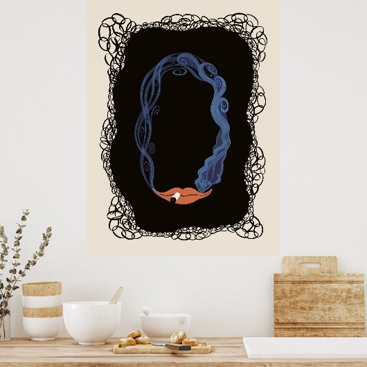 Poster Erté - La Suite Numéraux, Le Numéro 0 (Cuisine)