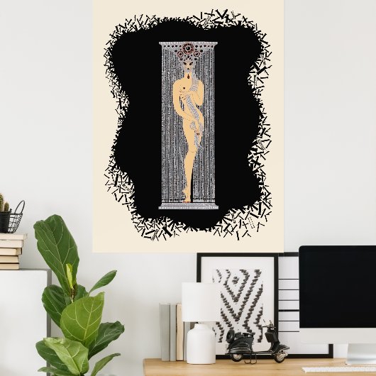 Poster Erté - La Suite Numéraux, Le Numéro 1 (Bureau à domicile)