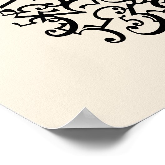 Poster Erté - La Suite Numéraux, Le Numéro 5 (Coin)