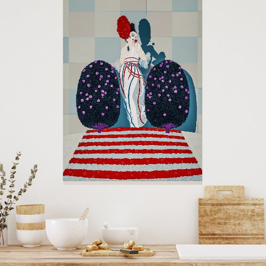 Poster Erté - Lafayette (Cuisine)
