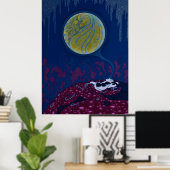 Poster Erté - Le rêve de la Terre (Bureau à domicile)