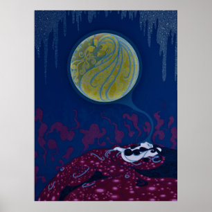 Poster Erté - Le rêve de la Terre