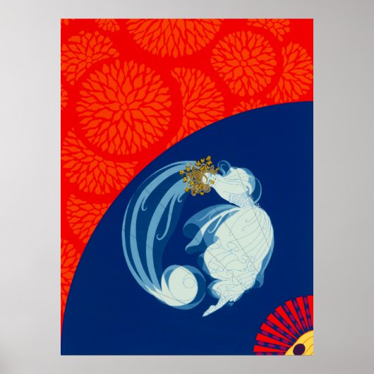 Poster Erté - Légèreté (Devant)
