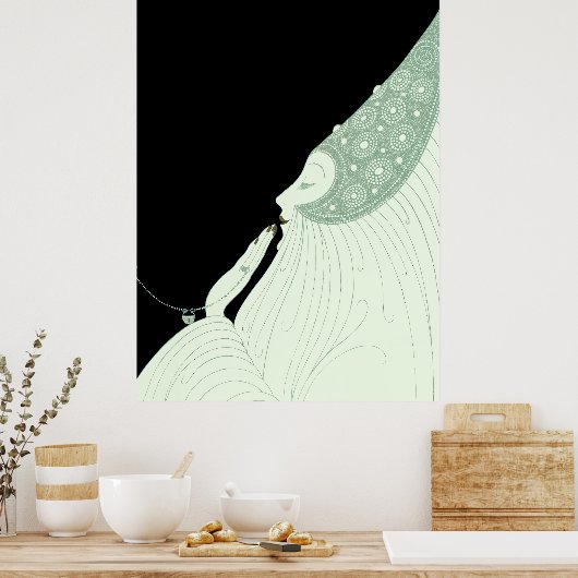 Poster Erté - Les Années 1920 Se Souviennent Suite, Marié (Cuisine)