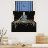 Poster Erté - Les Sept Péchés Mortels Suite, Avarice (Cuisine)