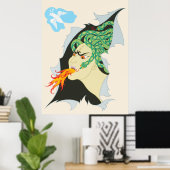 Poster Erté - Les Sept Péchés Mortels Suite, Colère, 1983 (Bureau à domicile)