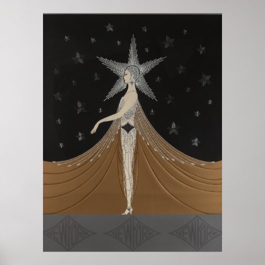 Poster Erté - New York New York (Devant)