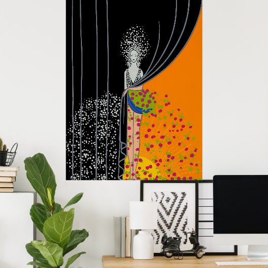 Poster Erté - Printemps (Bureau à domicile)