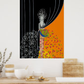 Poster Erté - Printemps (Cuisine)