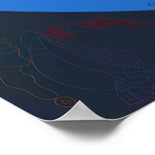 Poster Erté - Pursuit of Flore (Coin)