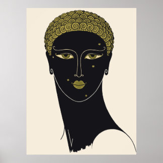 Poster Erté - Reine de Sheba