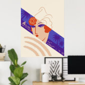 Poster Erté - Stations d'hiver (Bureau à domicile)