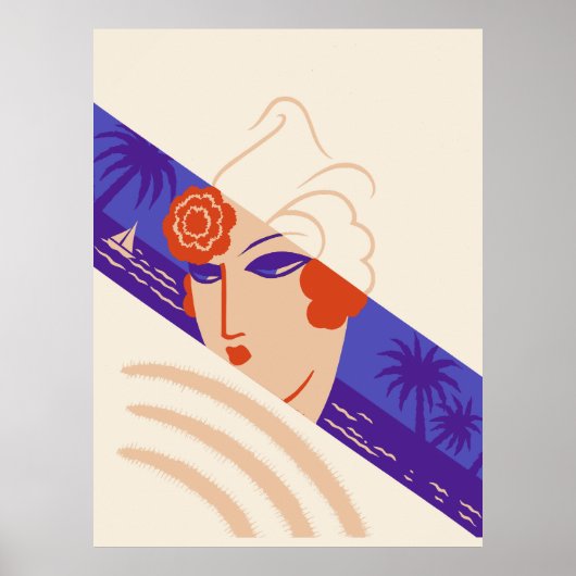 Poster Erté - Stations d'hiver (Devant)